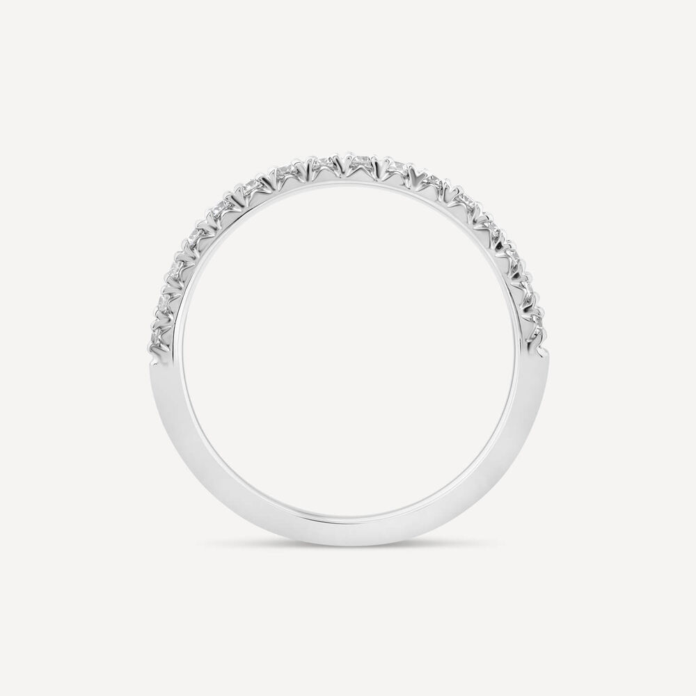 Born Platinum 0.30ct Claw Set Diamond Wedding Ring image number 2