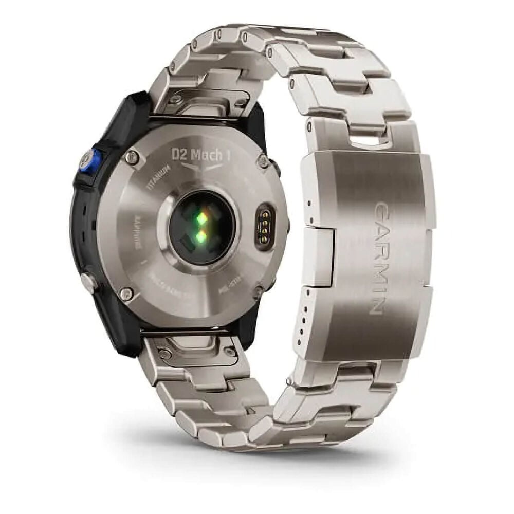 Pre-Owned Garmin D2 MACH 1 Multifunction 33mm Dial Titanium Case Bracelet Watch image number 4
