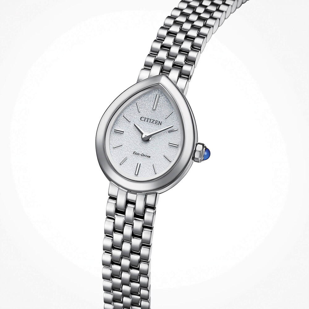 Citizen L Rainell 20mm Silver Dial Steel Bracelet Watch