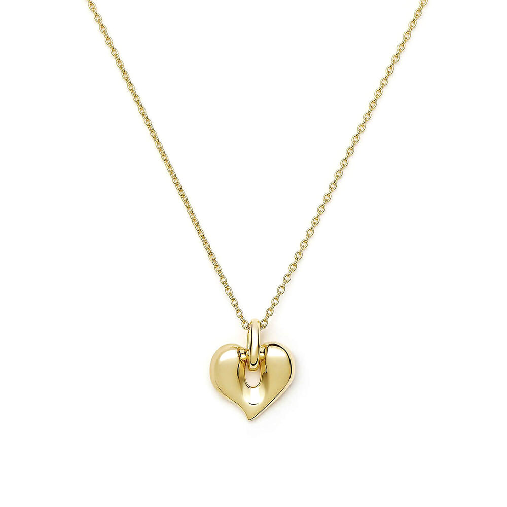 Missoma 18ct Gold Plated Brass Molten Heart Pendant Necklace