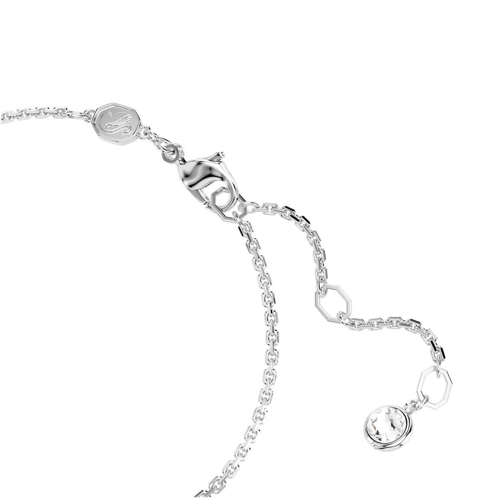 Swarovski Hyperbola Crystals & Cubic Zirconia Rhodium Plated Infinity Bracelet