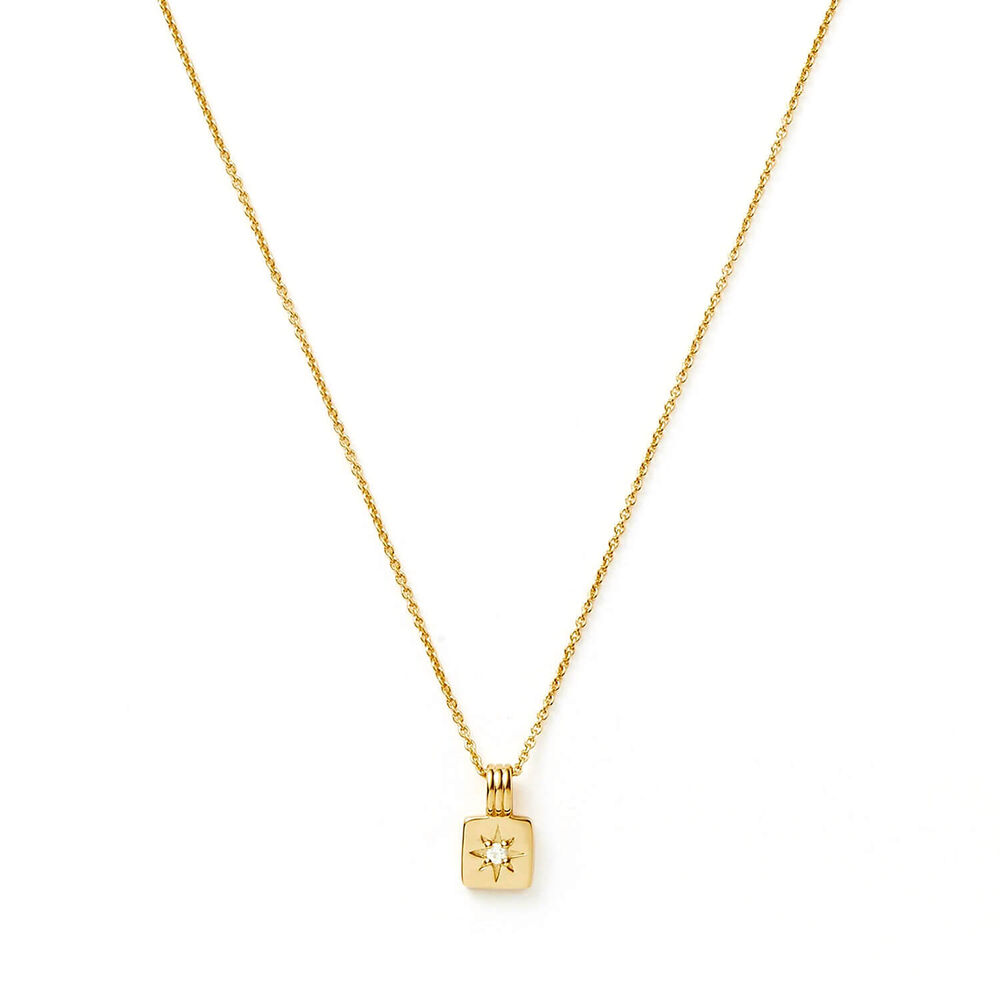Missoma 18ct Gold Vermeil Sterling Silver Mini Star Ridge Pendant Necklace