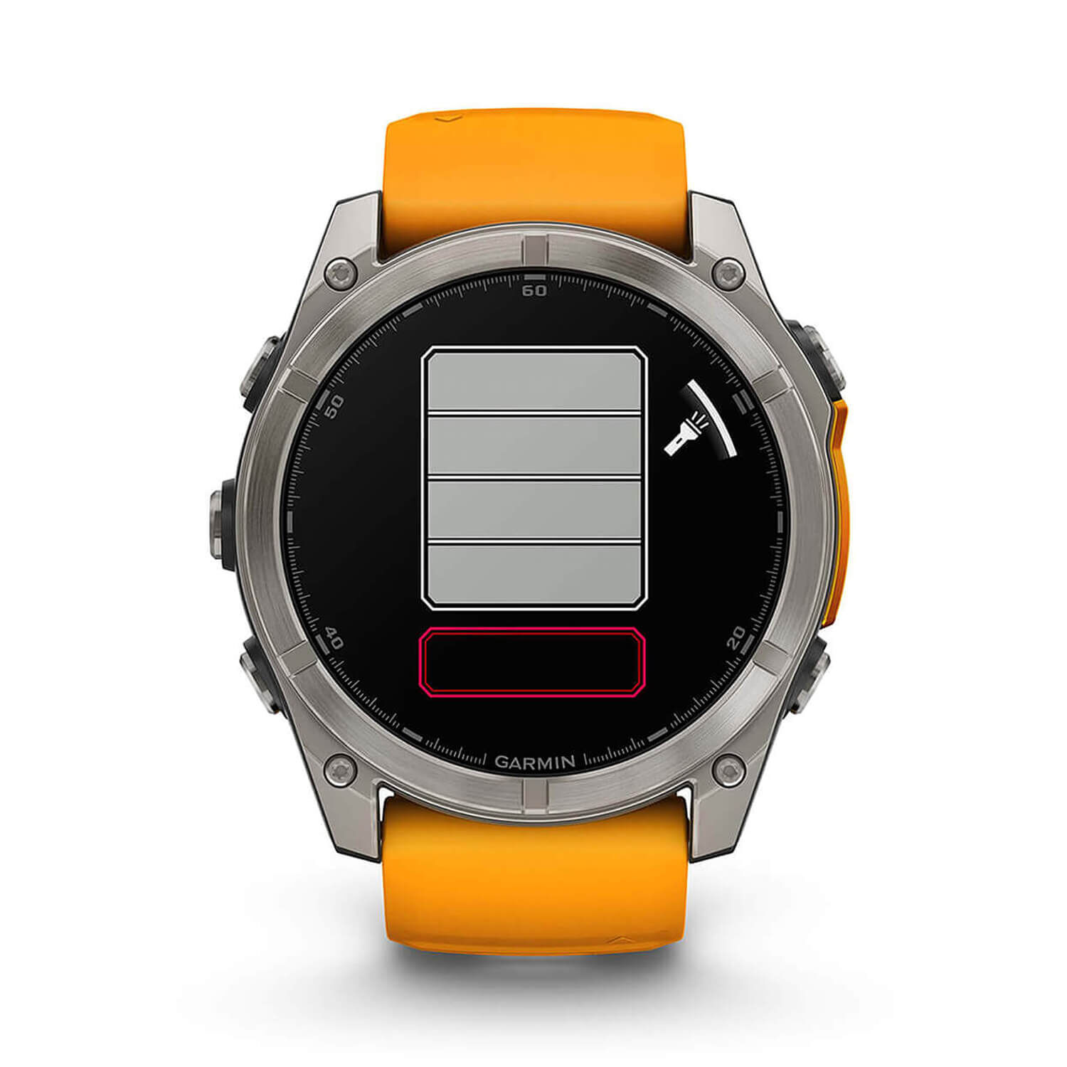 Fenix 6 titanium orange best sale