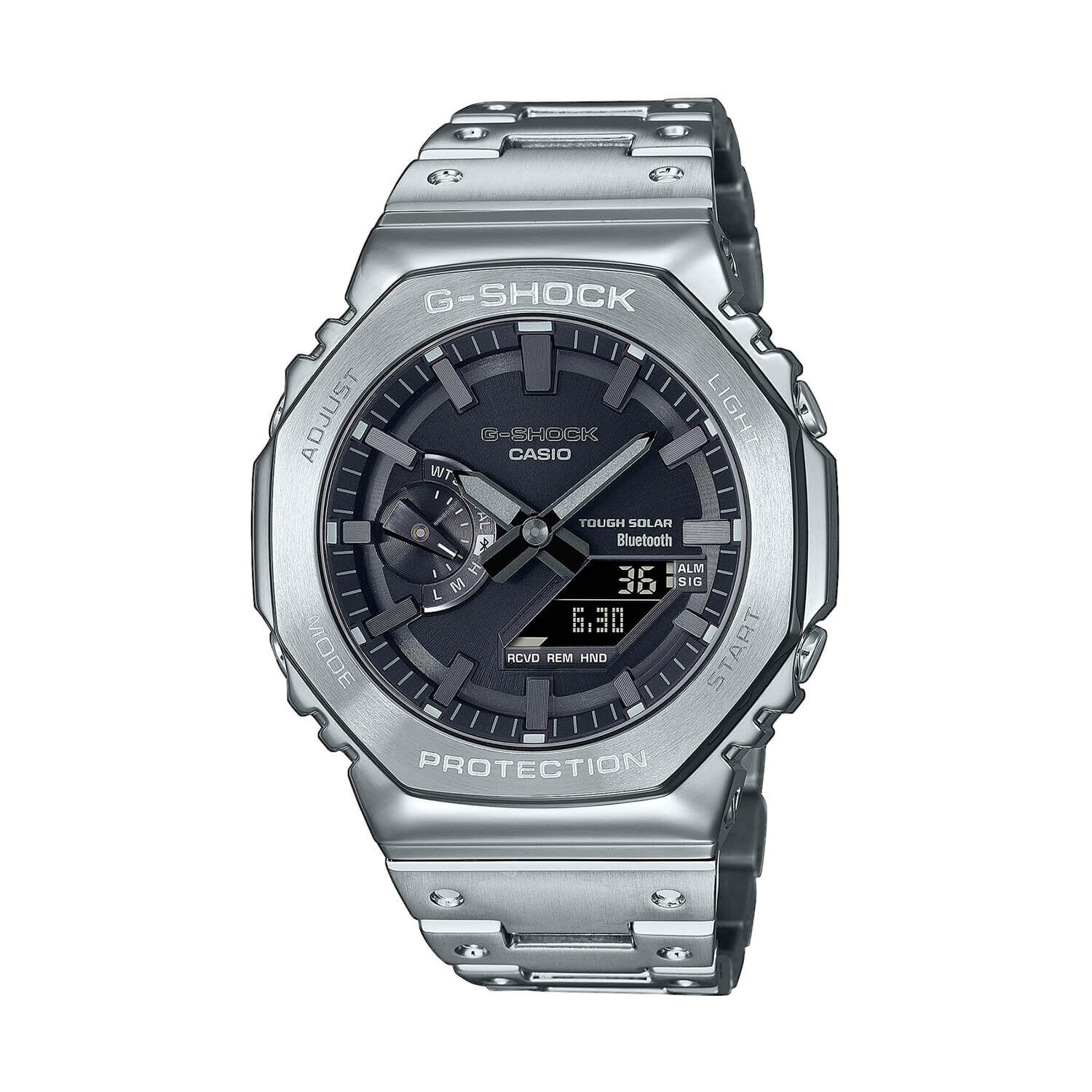 G-SHOCK Full Metal 49.8mm Black Dial Steel Bracelet Watch