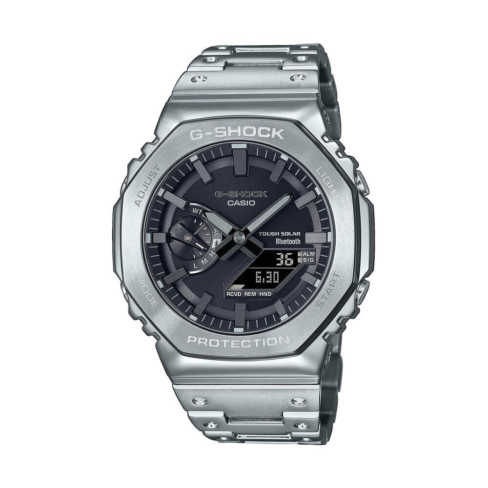 G-SHOCK Full Metal 49.8mm Black Dial Stainless Steel Bracelet Watch image number 0