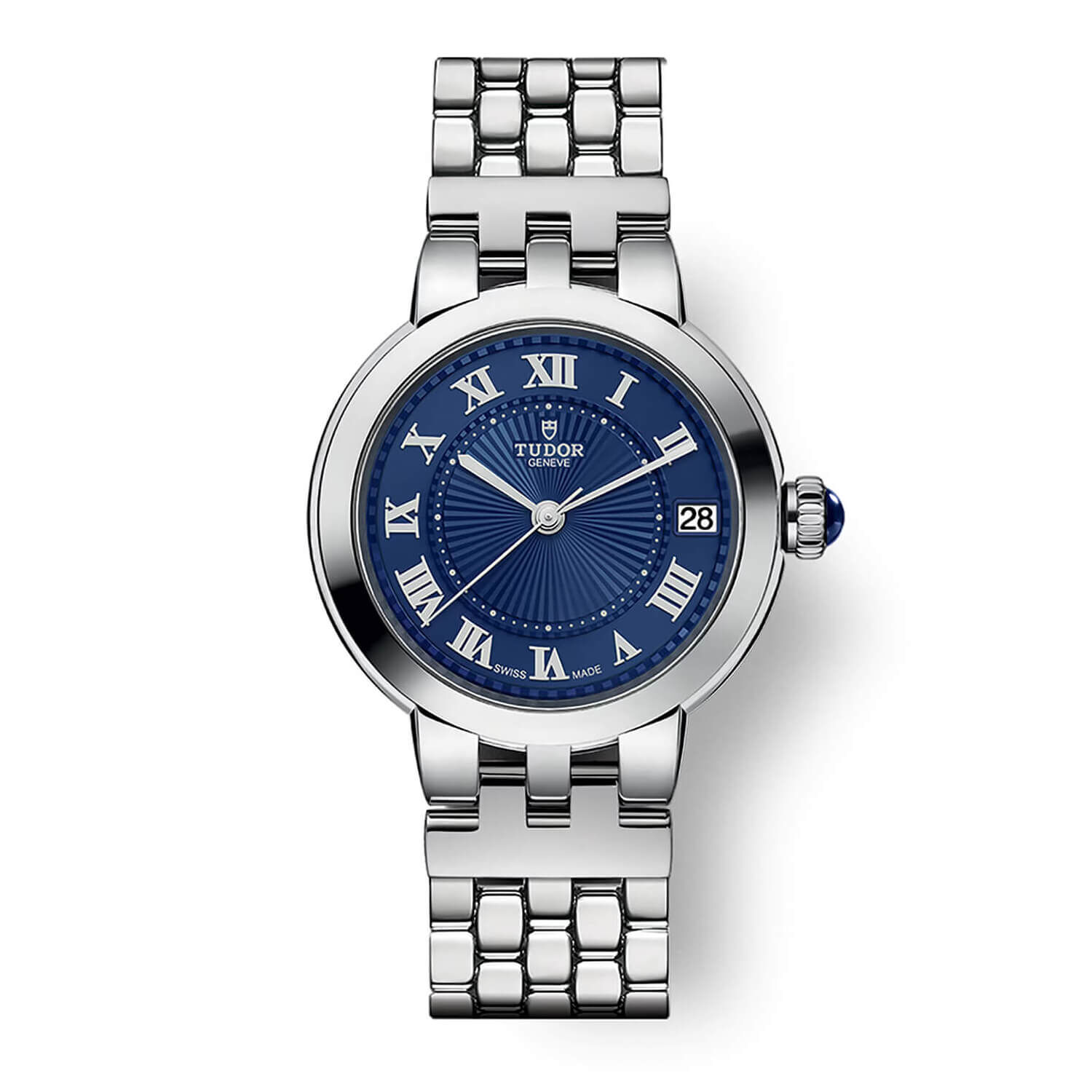 TUDOR Clair De Rose 34mm Blue Roman Bracelet Watch
