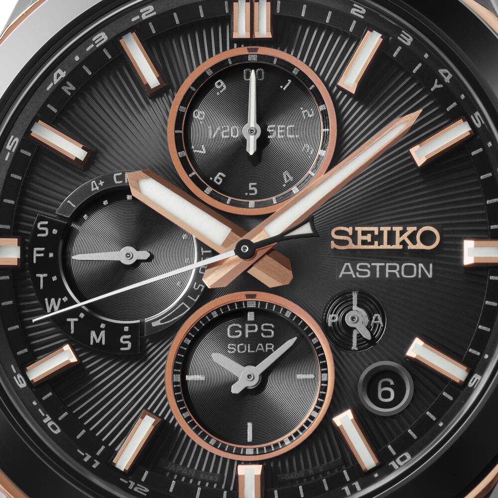 Seiko Astron GPS Solar 5X Dual-time Chronograph ‘100th Anniversary of Seiko’ Limited Edition Watch image number 1