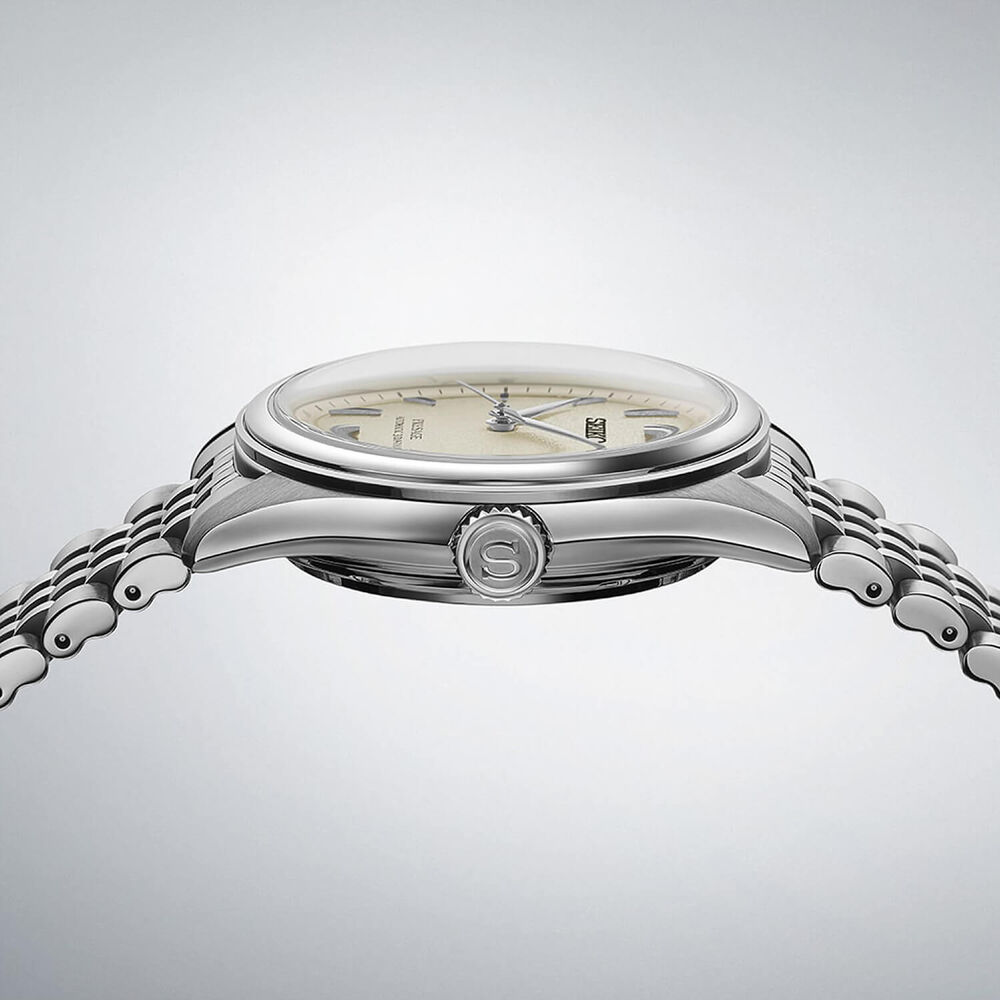 Seiko Presage Classic Series 'Shiro-iro' 40mm White Dial Steel Bracelet Watch