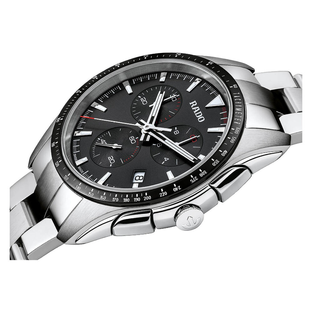 Rado Hyperchrome Quartz Chronograph Steel Bracelet Mens Watch image number 1