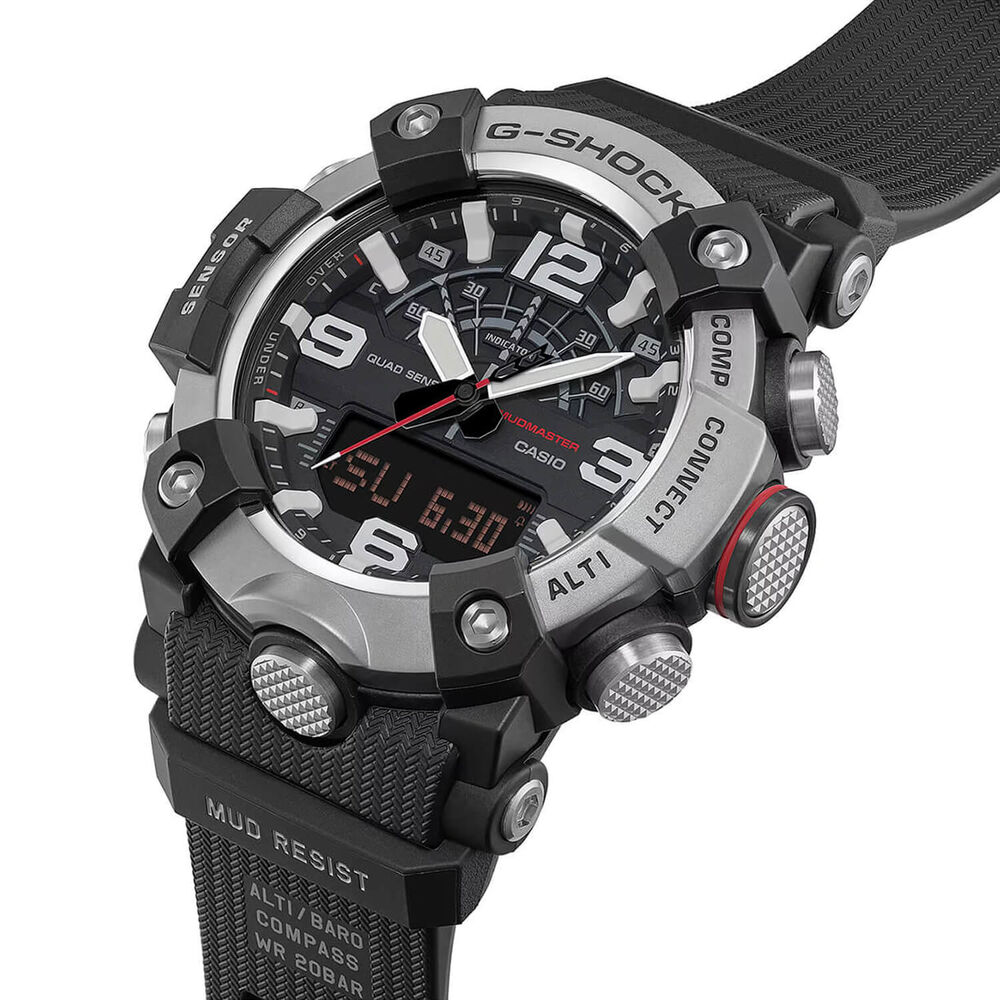 G-SHOCK Master of G Mudmaster 55.4mm Dial Black Resin Strap Watch