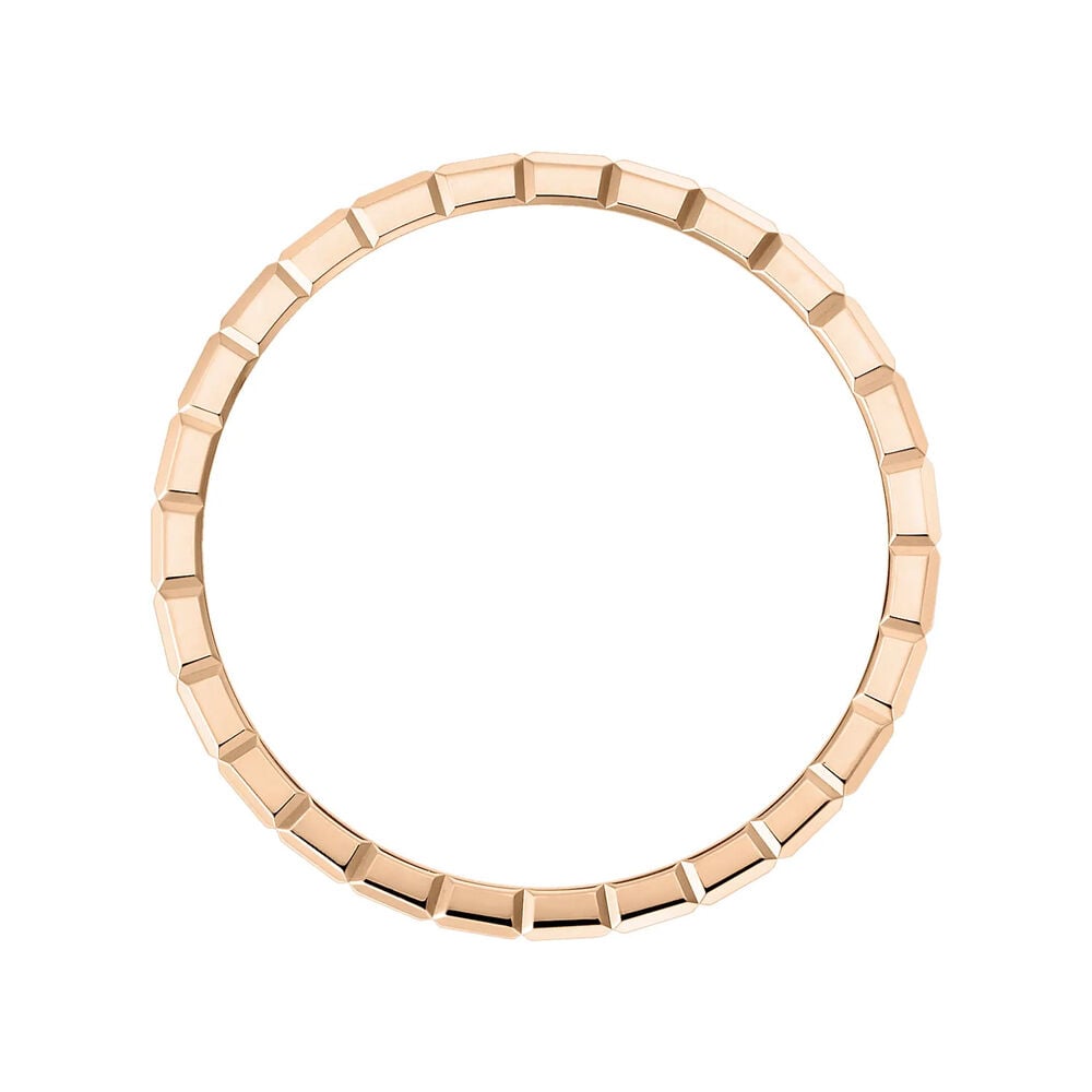 Chopard Ice Cube 0.01ct Diamond 18ct Rose Gold Ring