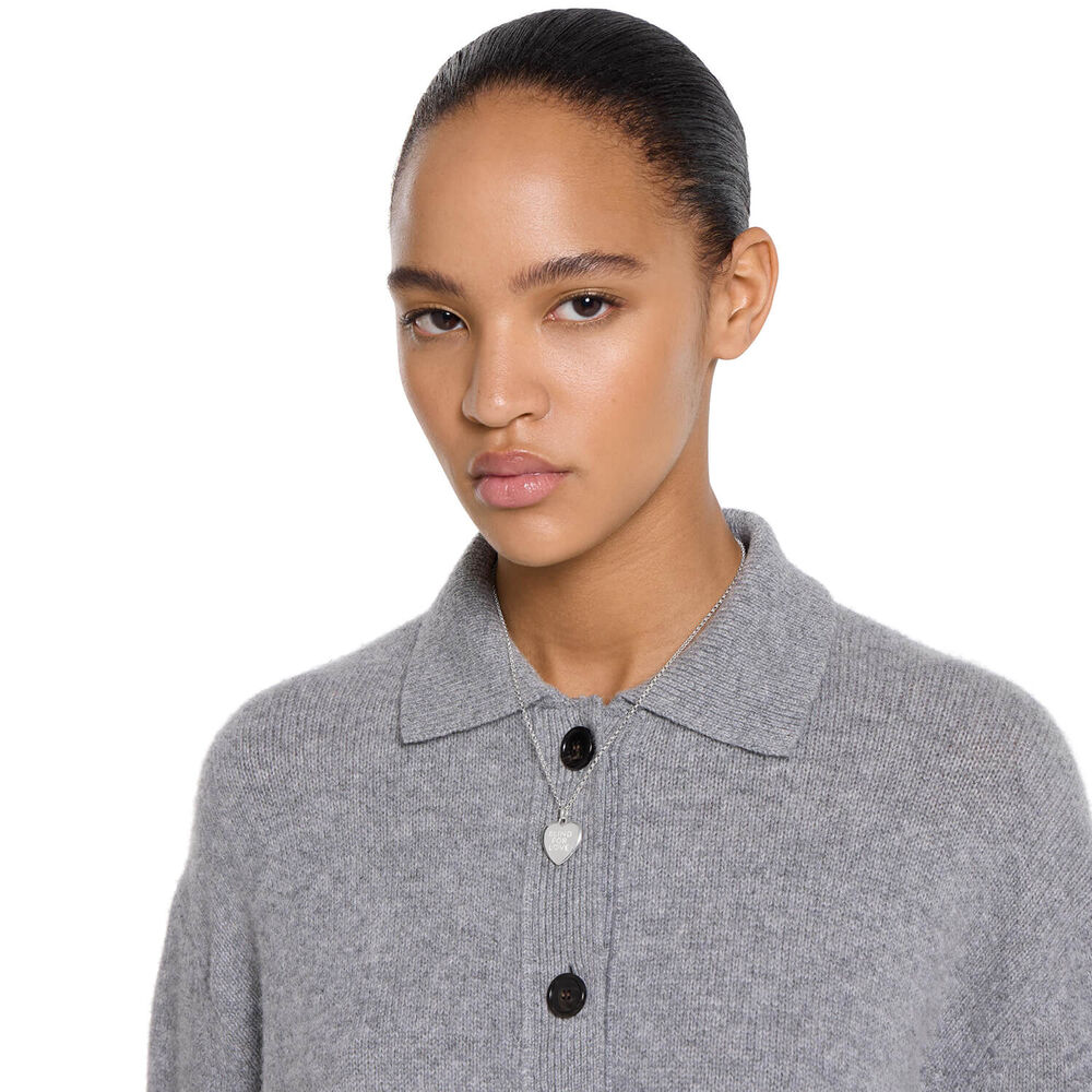 Gucci Blind for Love Silver Heart Pendant Necklace image number 3