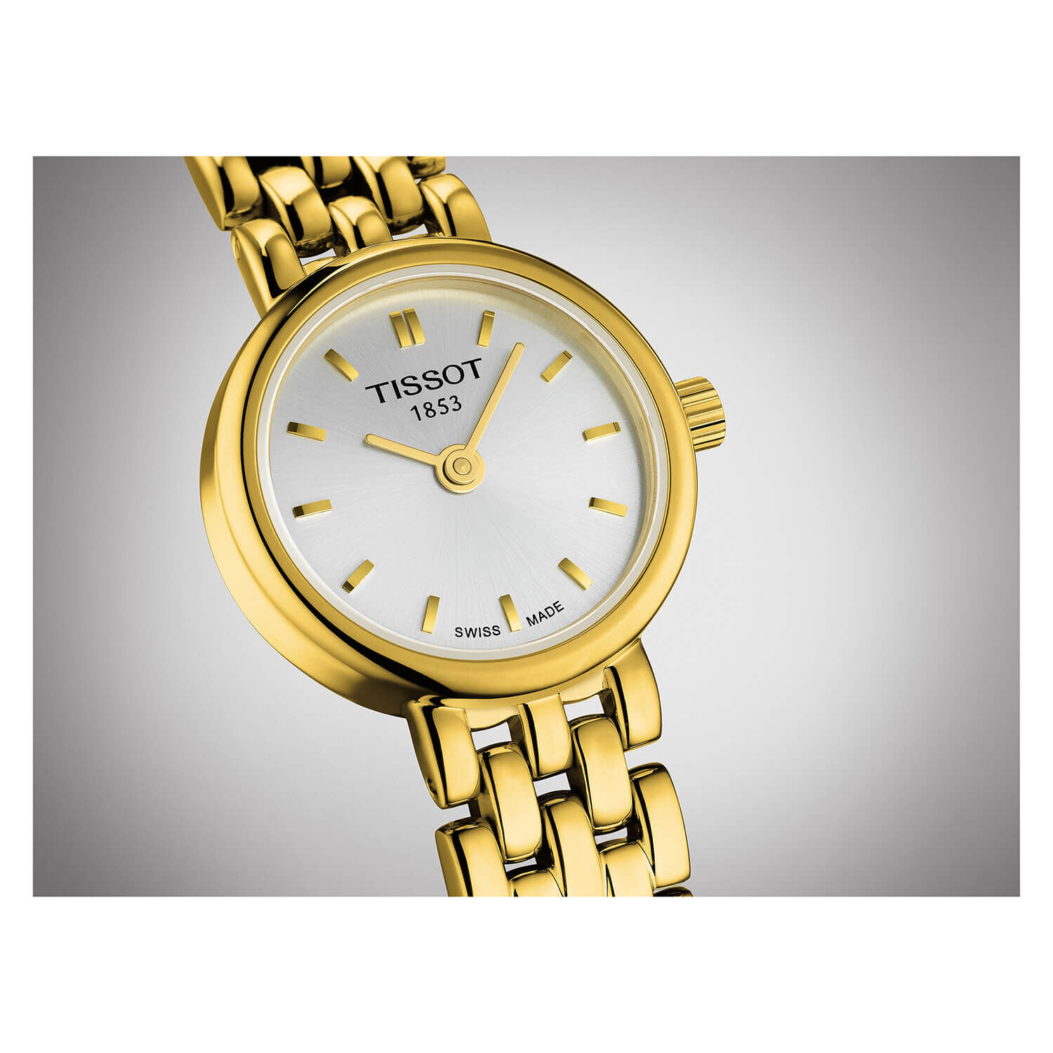 Tissot Lovely Ladies Gold Plated Bracelet Watch at Fraser Hart