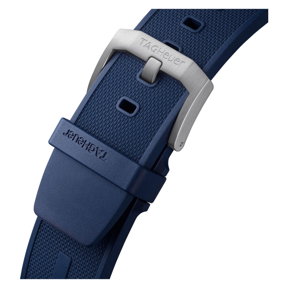 TAG Heuer Formula 1 Chronograph x Red Bull Racing 43mm Blue Dial Rubber Strap Watch image number 5