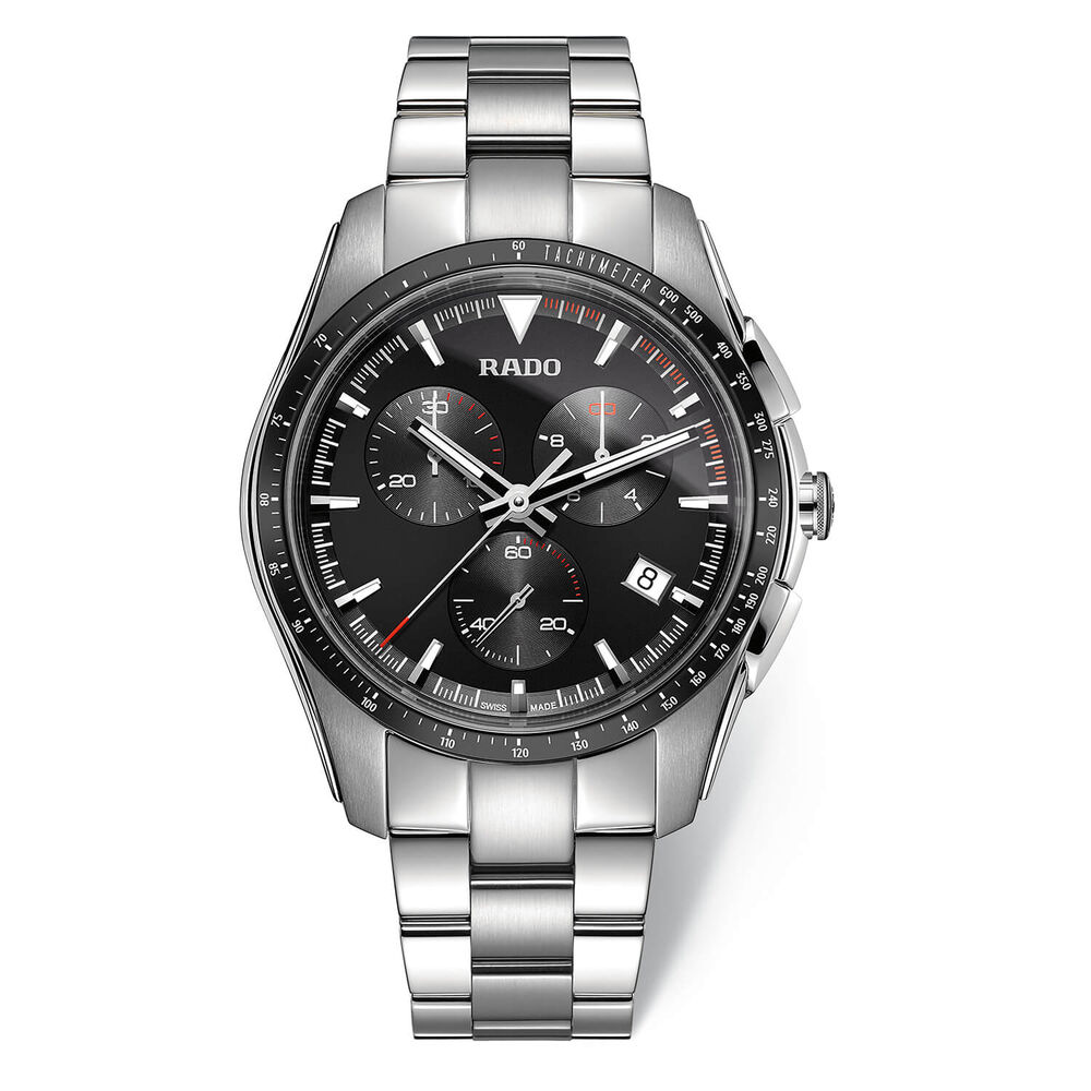 Rado Hyperchrome Quartz Chronograph Steel Bracelet Mens Watch image number 0