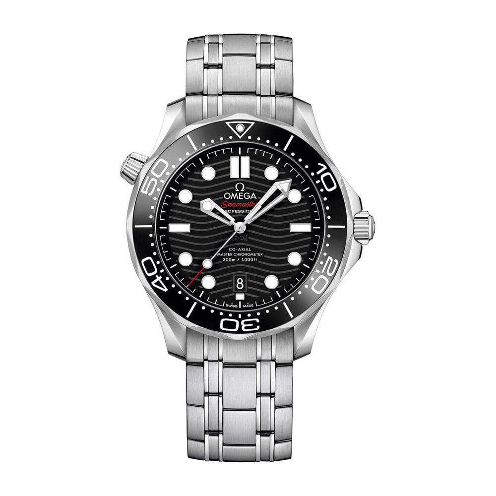 Omega Seamaster Chronometer Black Dial Steel Men's Watch