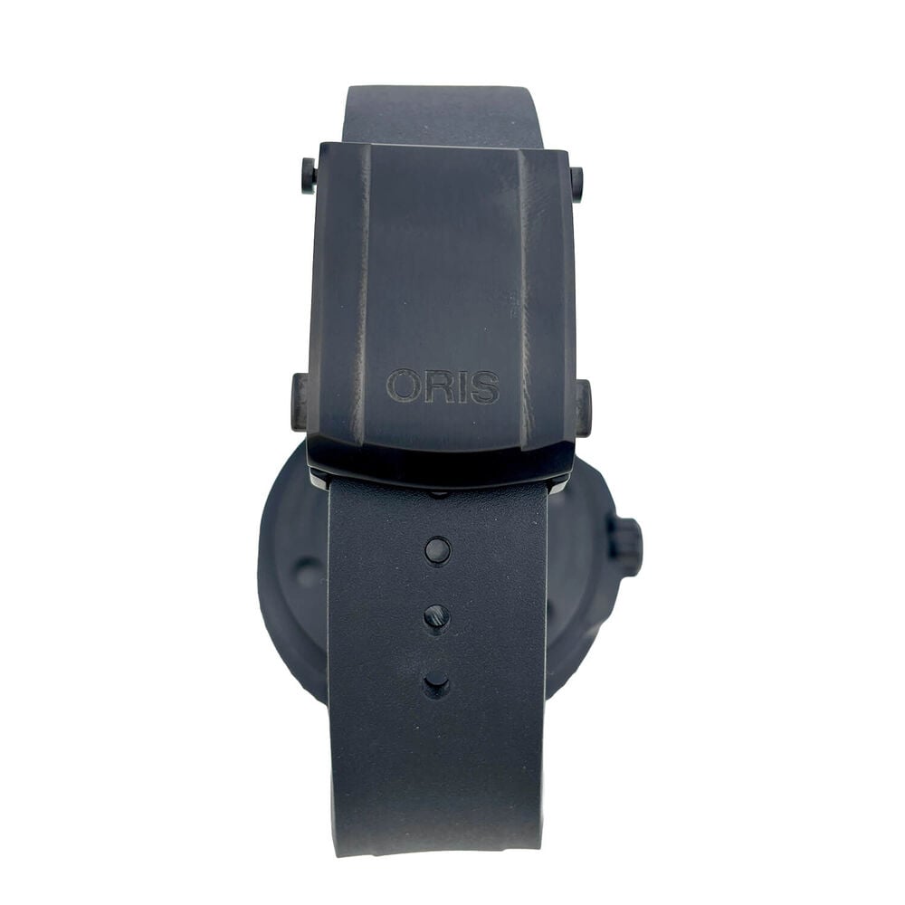 Pre-Owned Oris AquisPro Date Calibre 400 49.5mm Black Dial Rubber Strap Watch image number 3
