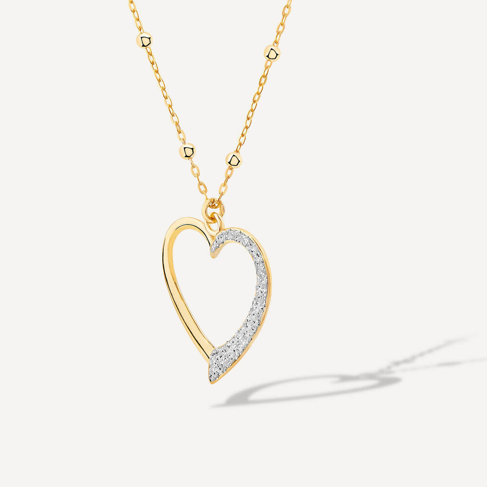 9ct Yellow Gold Ball Necklet main image 0