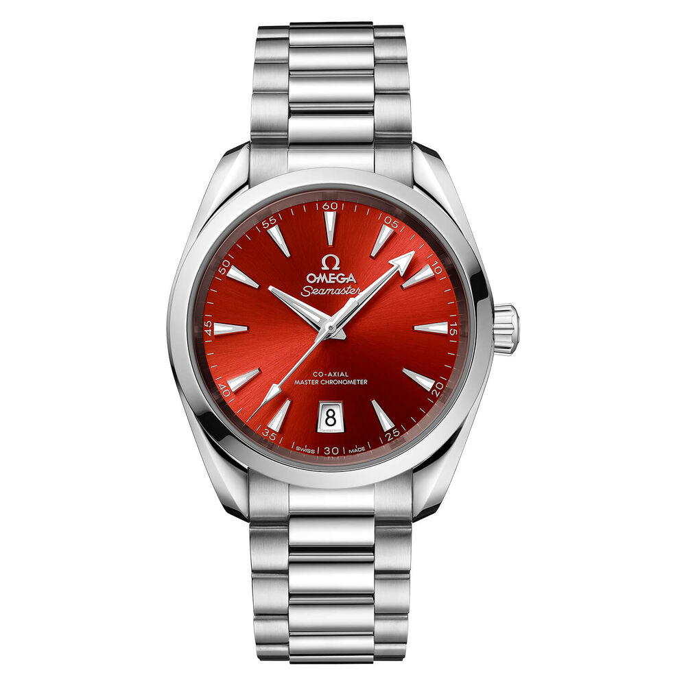 OMEGA Seamaster Aqua Terra 38mm Red Dial Bracelet Watch image number 0