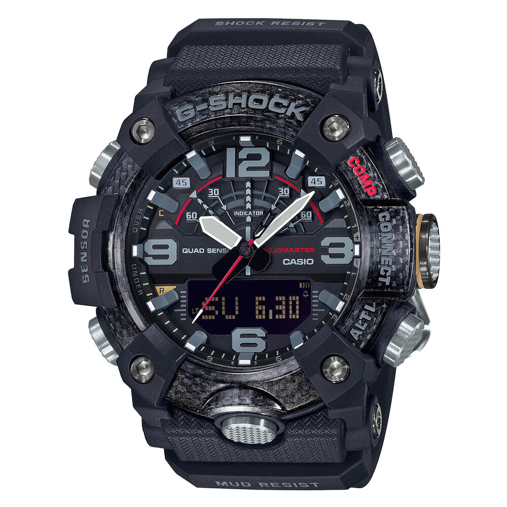 Casio G-Shock Mudmaster Carbon Case Multi Functional Watch image number 0