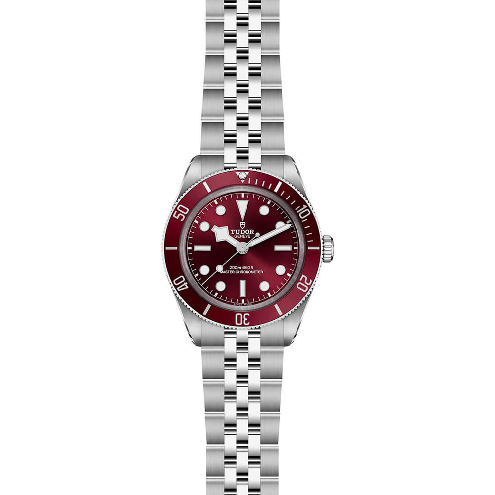 TUDOR Black Bay 58 39mm Burgundy Dial Steel Five-Link Bracelet Watch image number 1