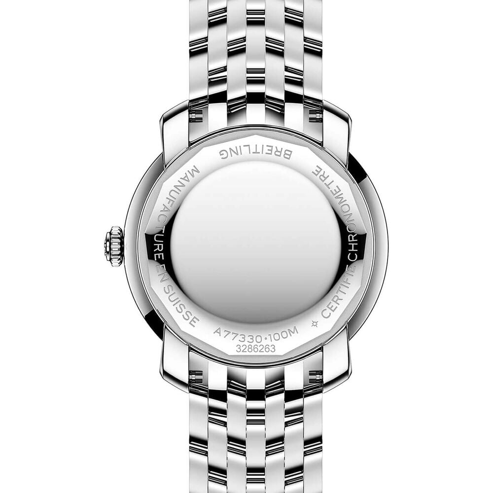 Breitling Lady Premier 32mm Mother of Pearl Dial Steel Bracelet Watch image number 3