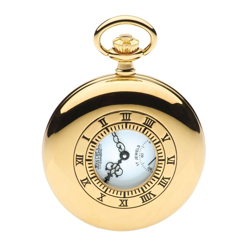 Jean Pierre gold-plated Half Hunter watch image number 0