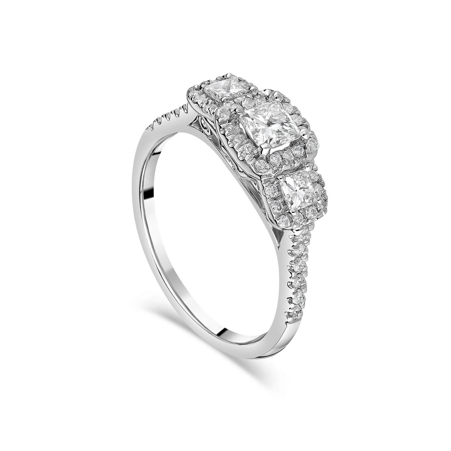 Shop Princess Cut Engagement, Wedding & Eternity Rings