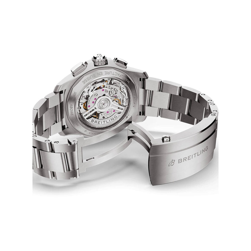 Breitling Avenger B01 Chronograph 42mm Green Dial Steel Bracelet Watch image number 4