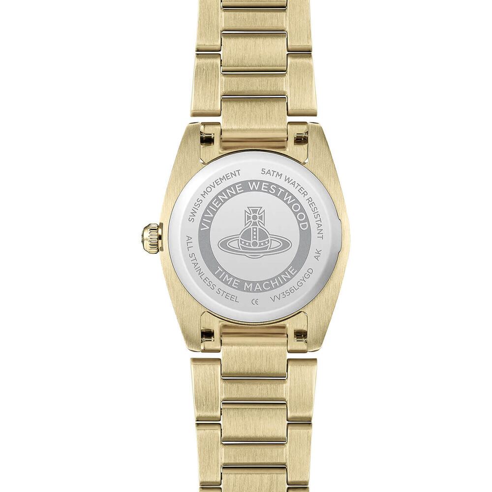 Vivienne Westwood Tavistock 28mm Champagne Dial Gold Tone Steel Bracelet Watch