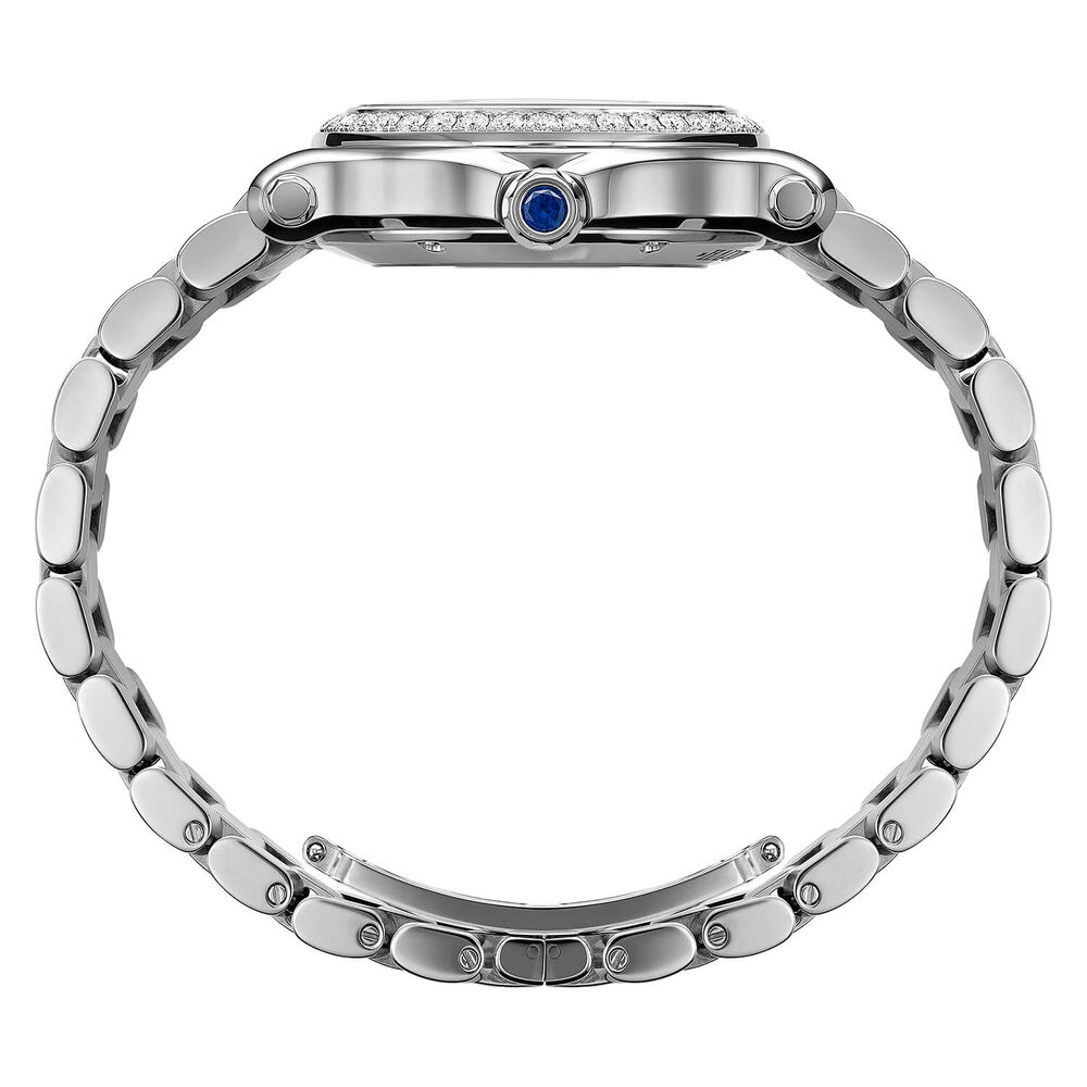 Chopard Happy Sport Silver Dial Diamonds Steel Bracelet Watch image number 1
