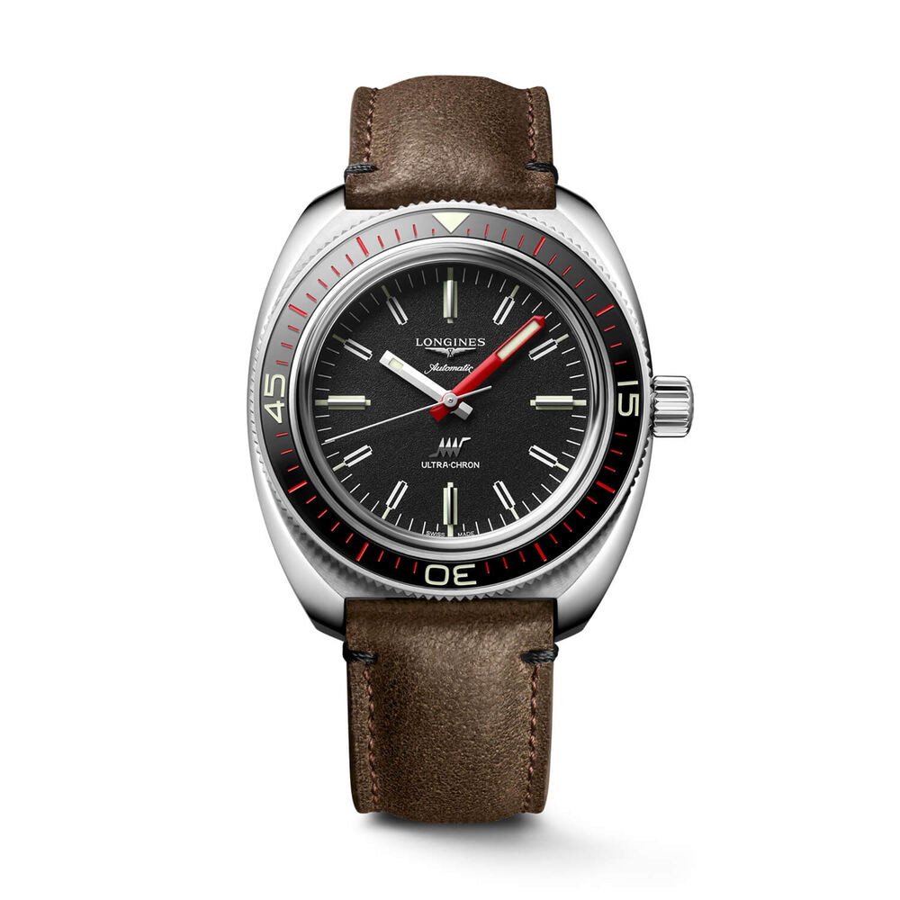 Longines Ultra - Chron Box Edition 43mm Black Dial Watch image number 0