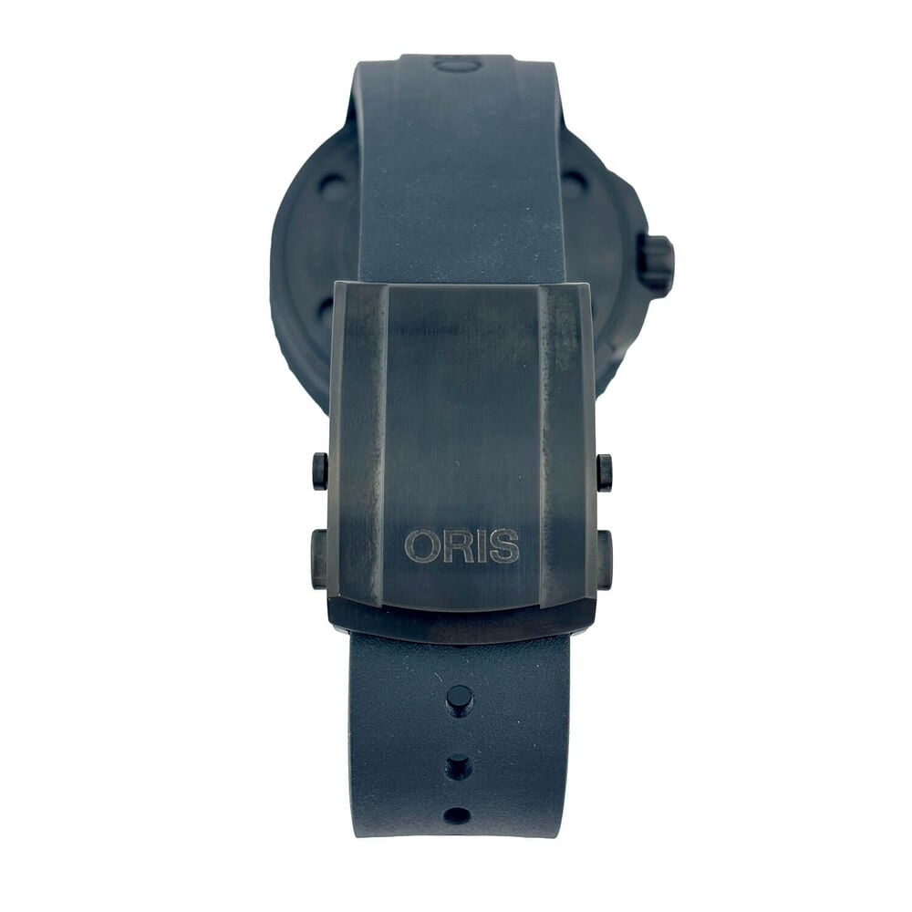 Pre-Owned Oris AquisPro Date Calibre 400 49.5mm Black Dial Rubber Strap Watch image number 3