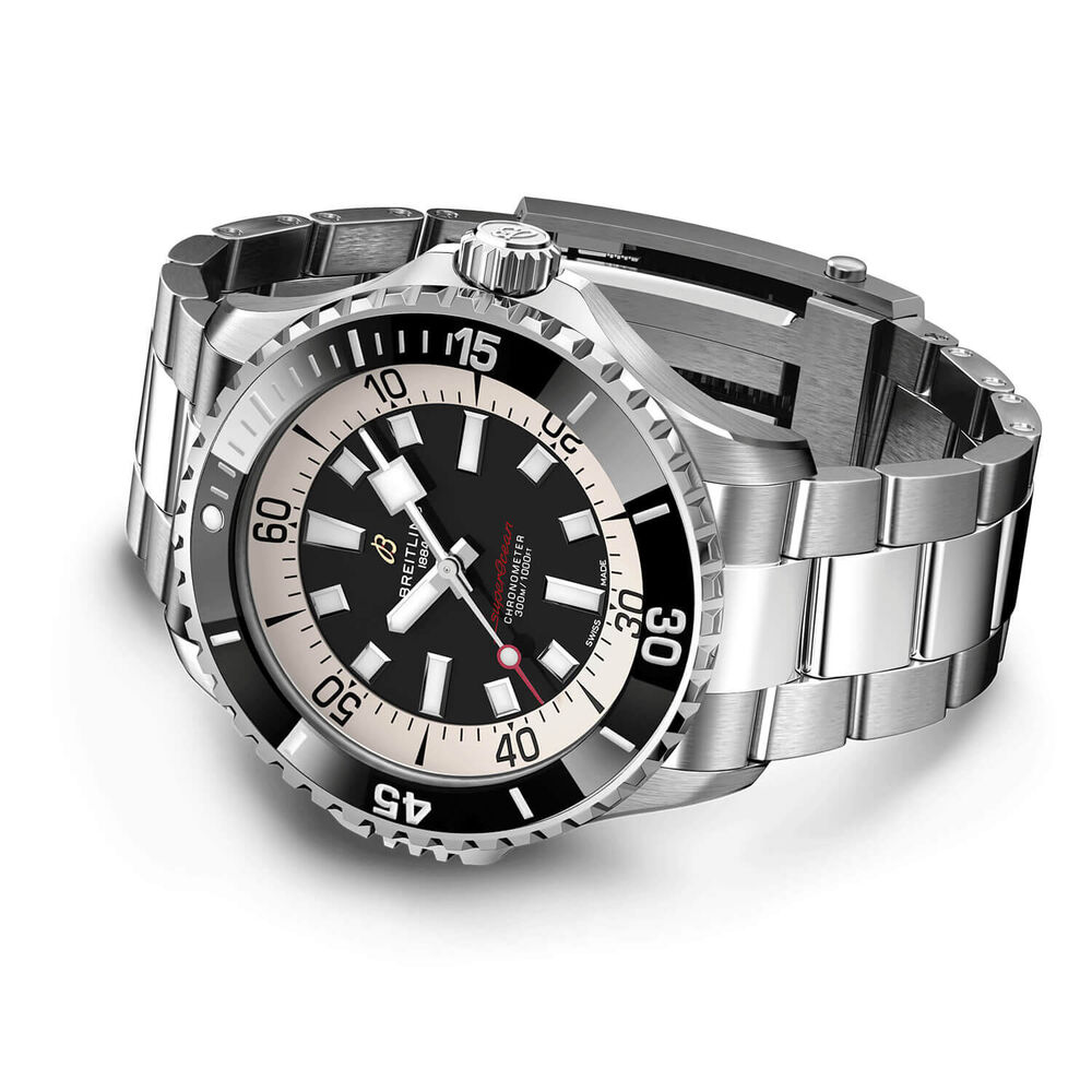 Breitling Superocean Automatic 46 Black Dial Bracelet Watch image number 2
