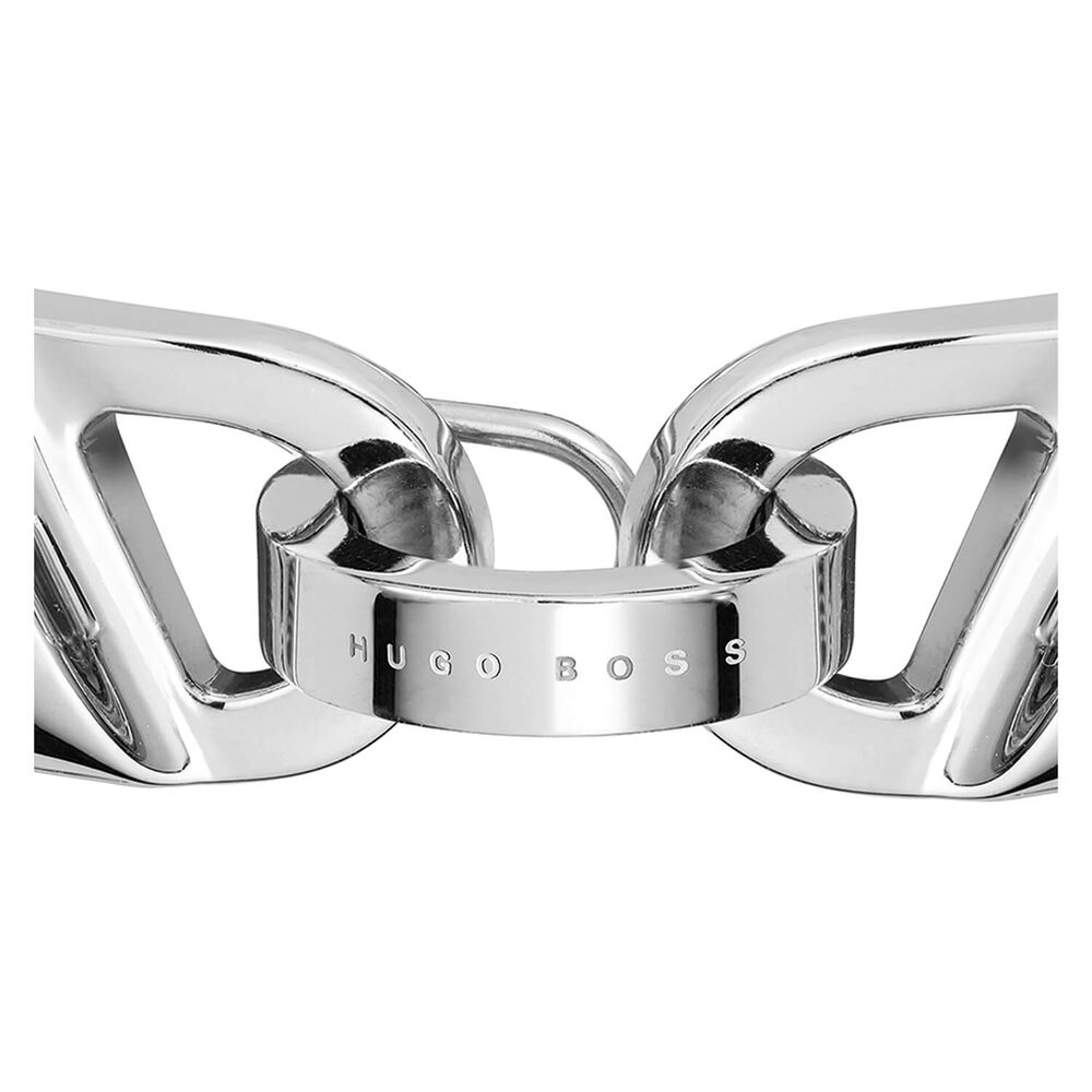Boss Ladies Chain Stainless Steel Chain Link Bracelet at Fraser Hart