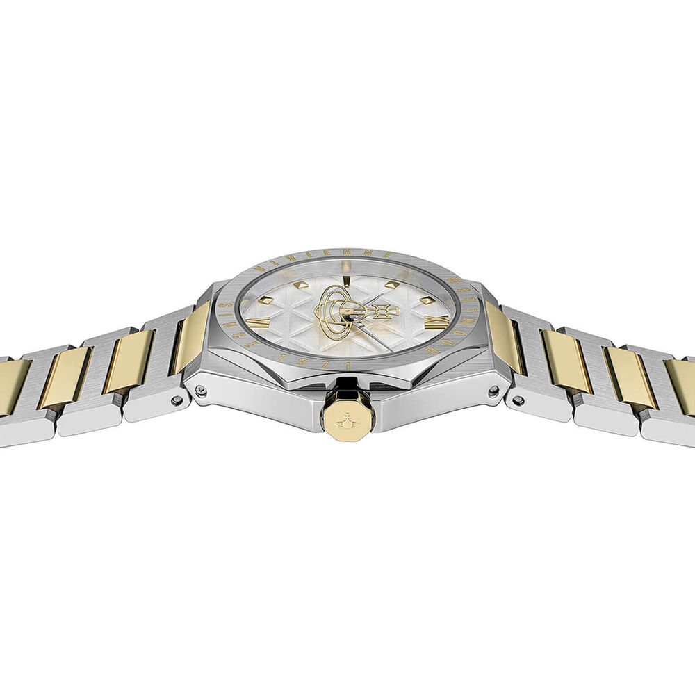Vivienne Westwood The Aldgate 35mm Grey Dial Two Tone Steel Bracelet Watch