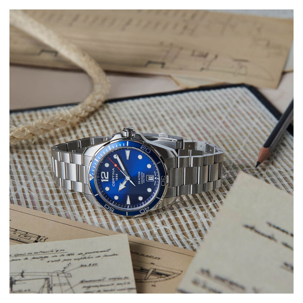 Certina Aqua DS Action Gent Blue Dial Stainless Steel Watch image number 2