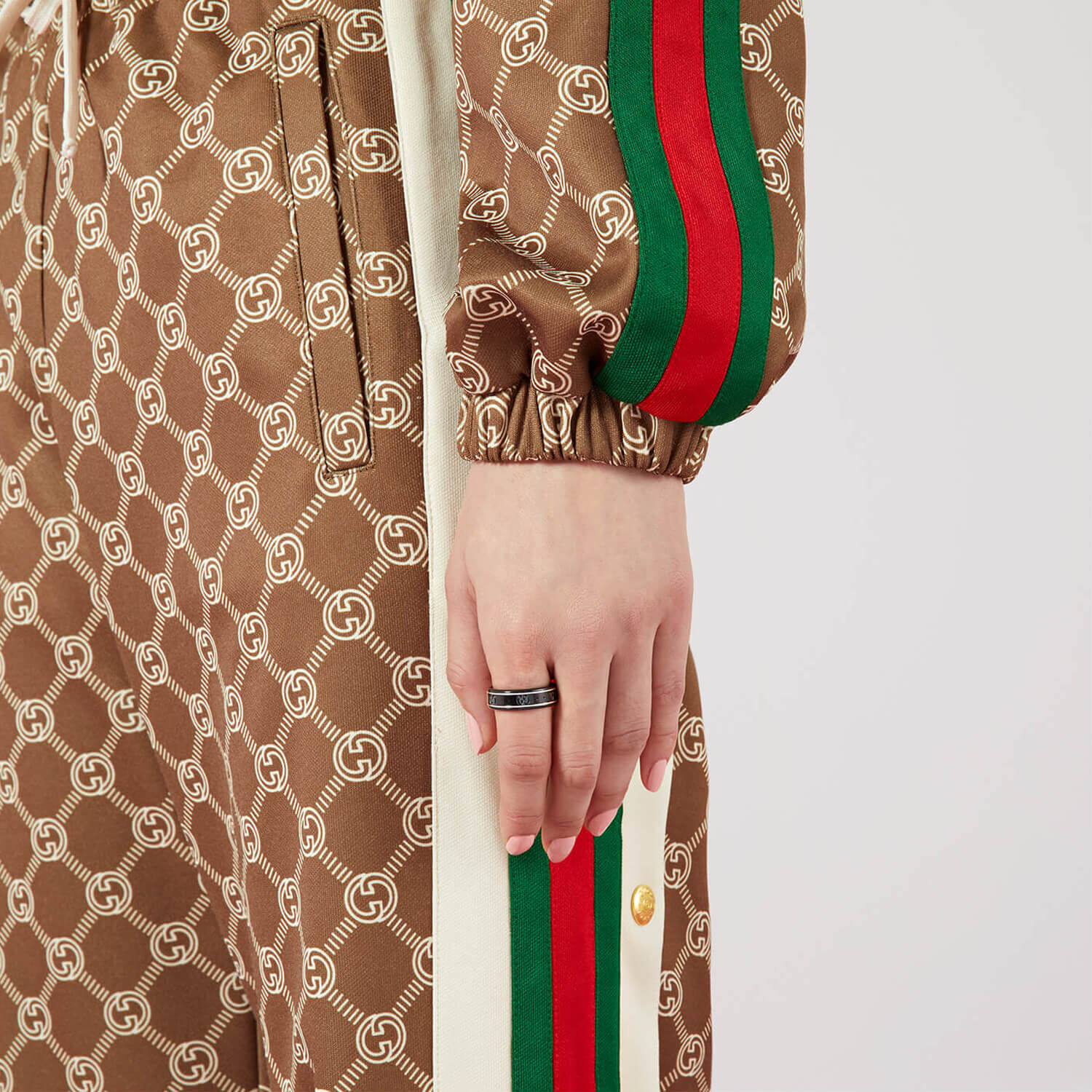 Gucci icon ring black hot sale