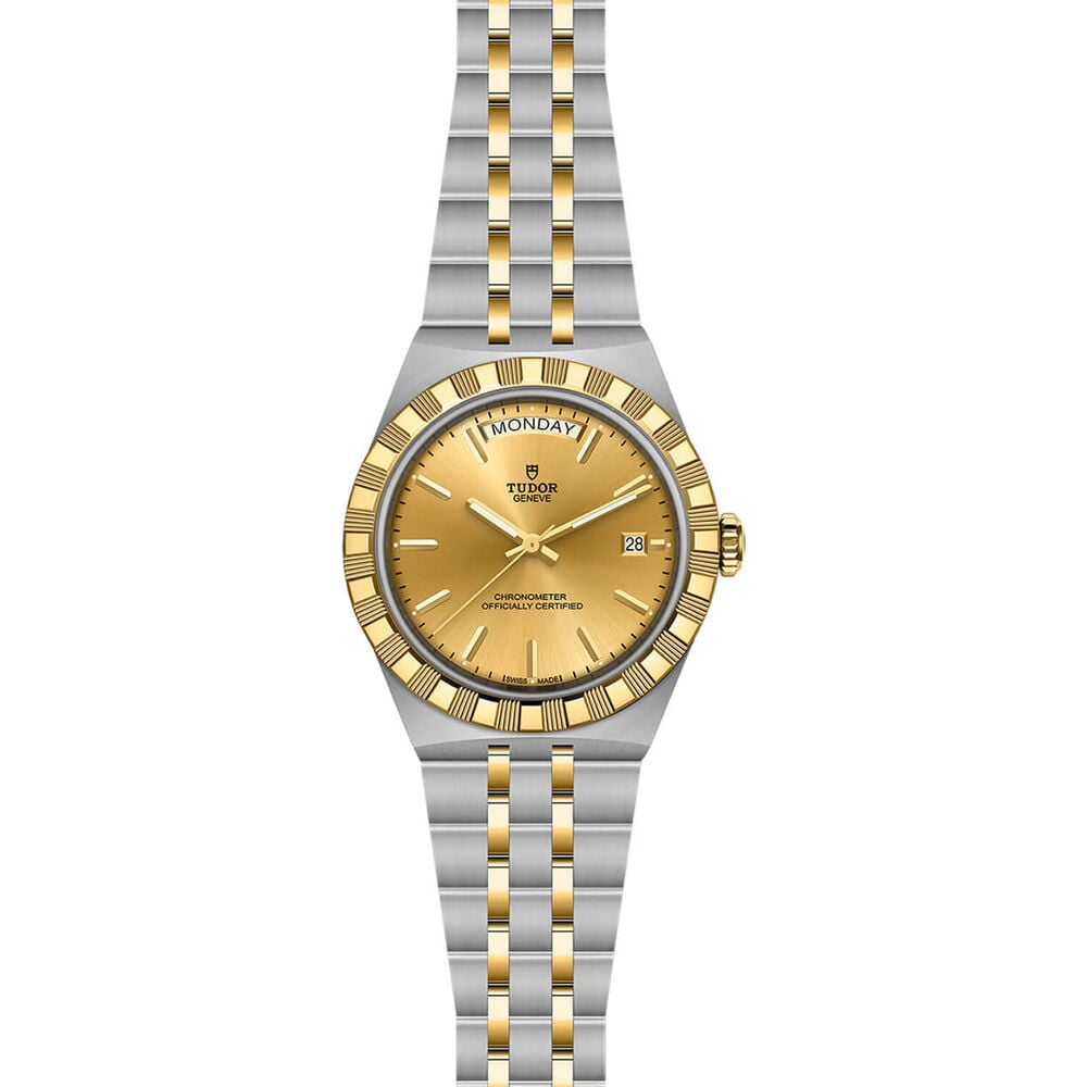 TUDOR Royal 40mm Champagne Dial Stainless Steel & Yellow Gold Bracelet Watch