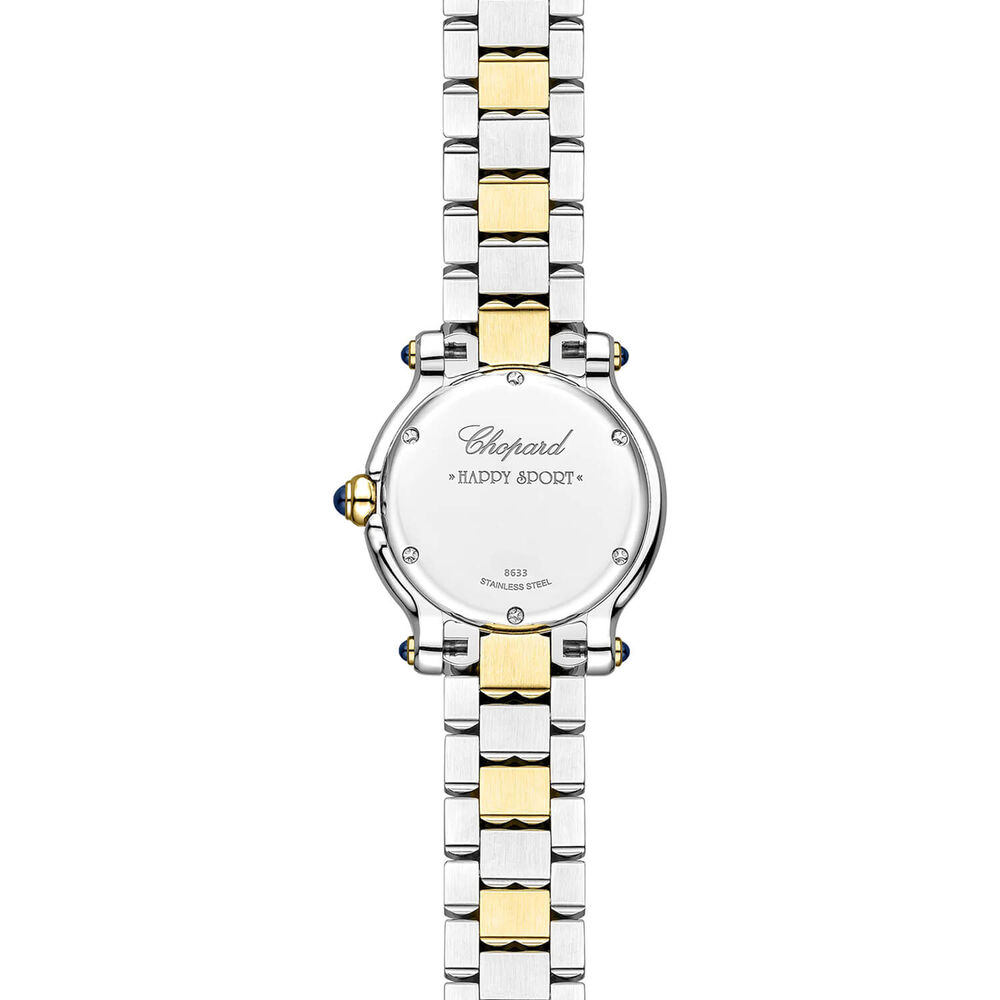 Chopard Happy Sport The First 26mm Silver Dial 0.15ct Diamonds Gold & Steel Bracelet Watch