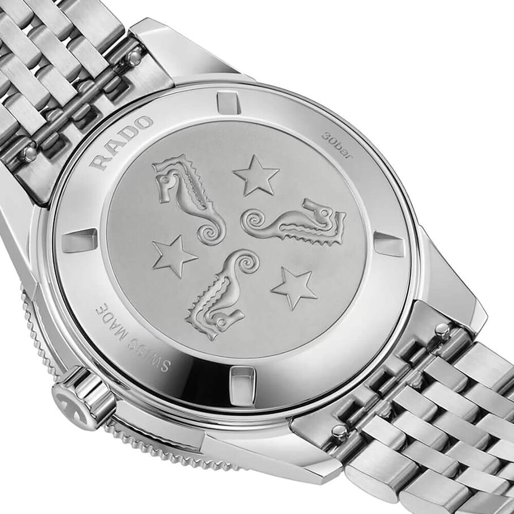 Rado Captain Cook Automatic 39mm Gradient Light Blue Dial Steel Bracelet Watch image number 3
