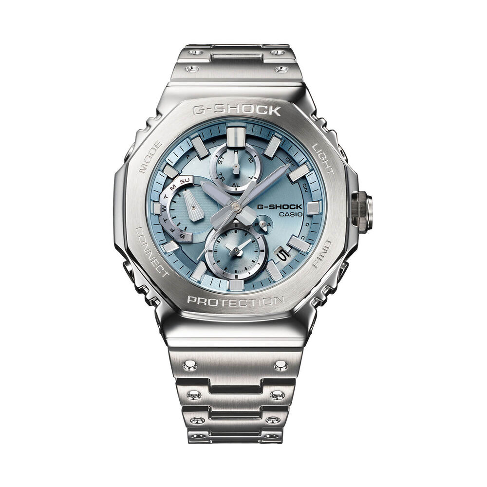 G-SHOCK Full Metal 51.3mm Ice Blue Dial Stainless Steel Bracelet Watch image number 1