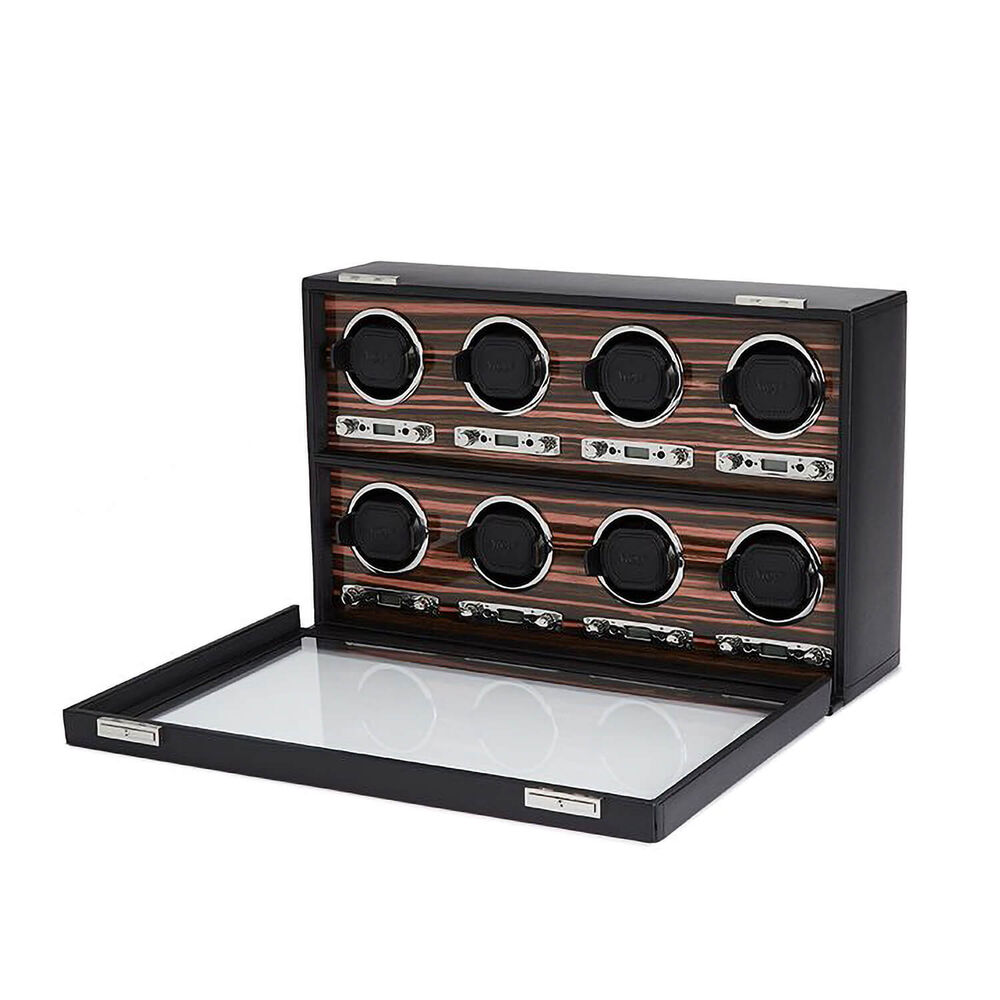 WOLF ROADSTER 8pc Black Watch Winder image number 1