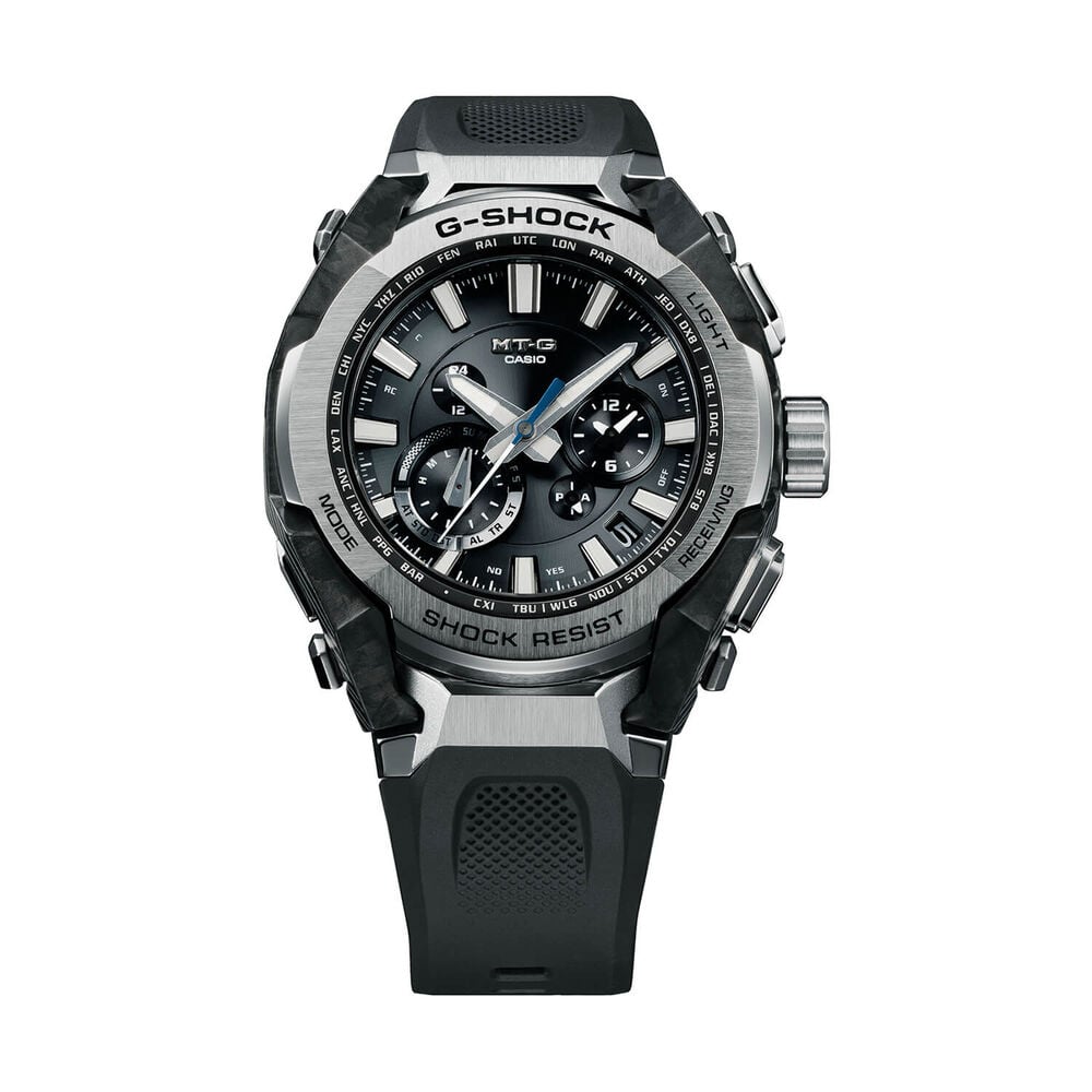 G-SHOCK MT-G 56.6mm Black Dial Resin Strap Watch image number 1