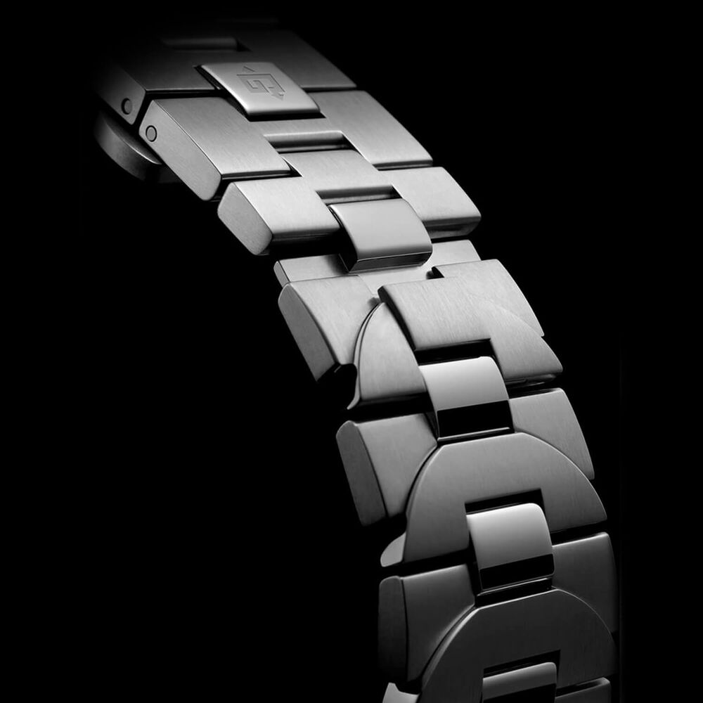 Panerai Luminor Marina 44mm Light Blue Dial Steel Bracelet Watch image number 1