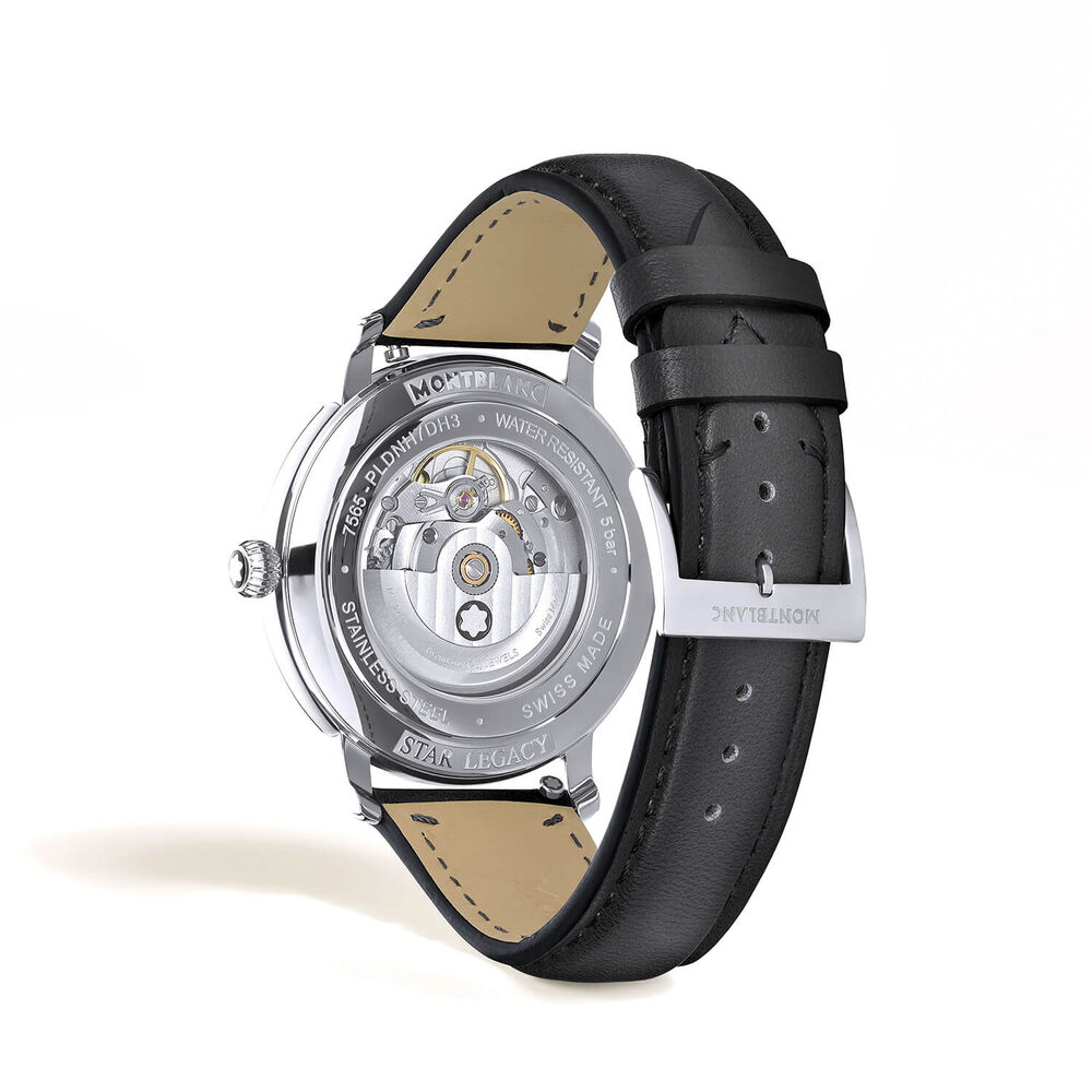 Montblanc Star Legacy Automatic Date 42mm Anthracite Dial Black Strap Watch image number 2