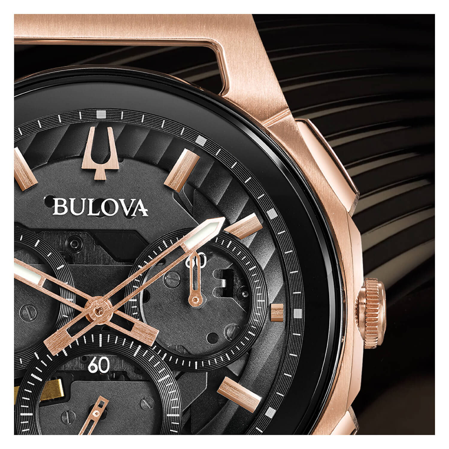 Bulova curv gold on sale
