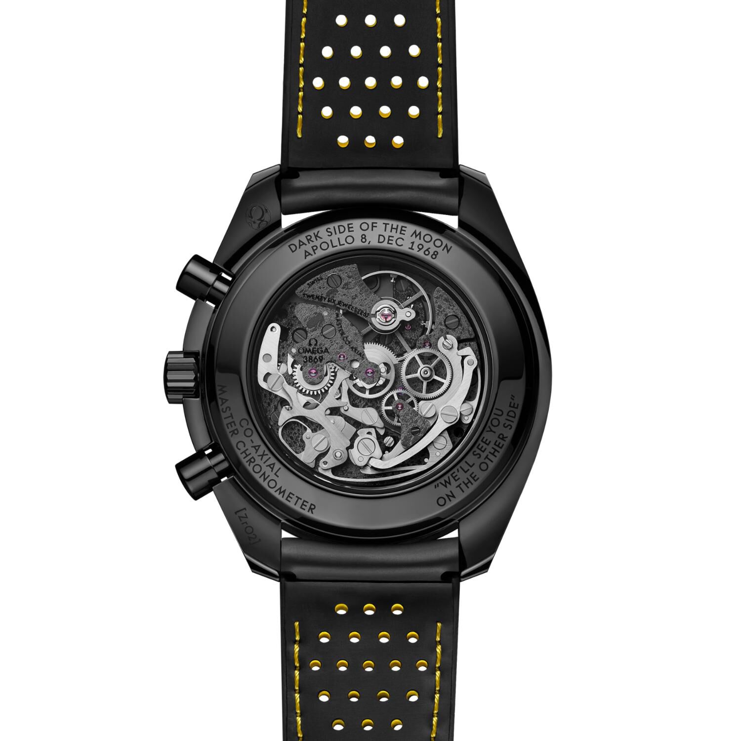 Speedmaster Moonwatch Apollo 8 Dark Side Of The Moon 44.25mm Mens Watch  O31092445001001