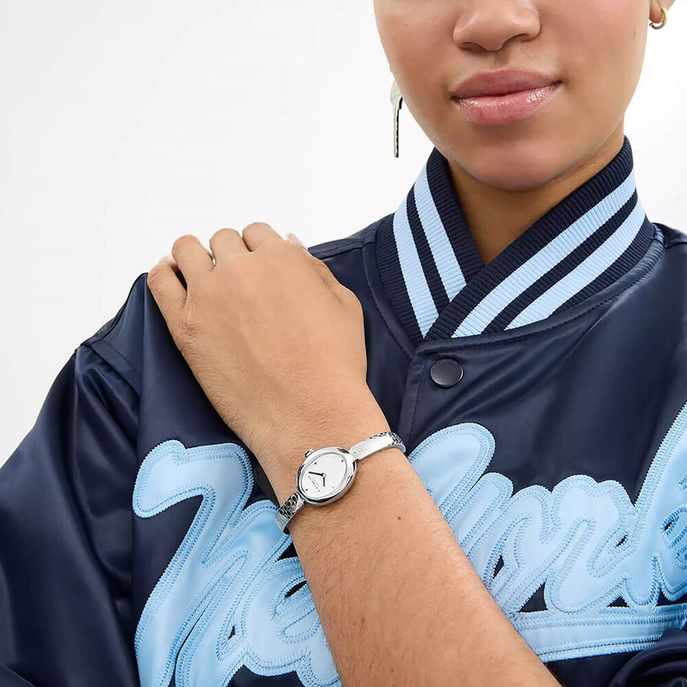 Coach Sammy 22mm Silver Dial Stainless Steel Bracelet Watch