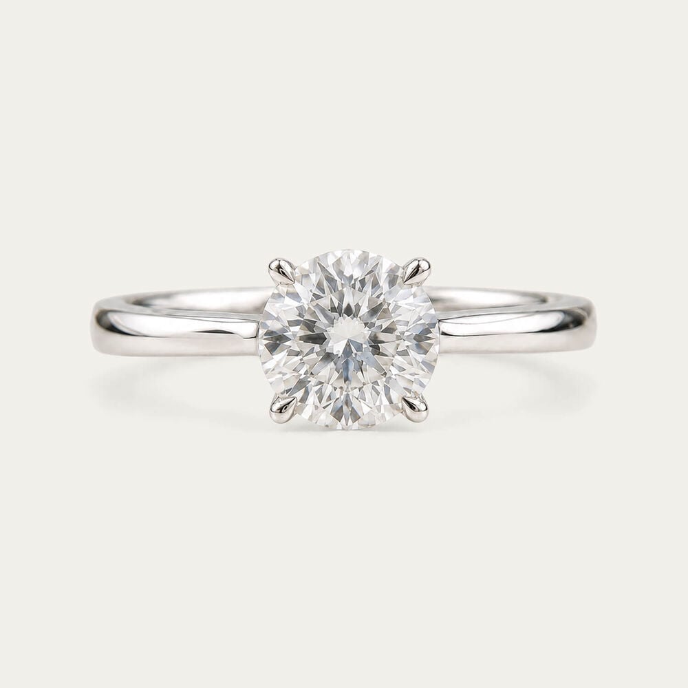 Born NOVA Platinum 2.00ct Round Lab Grown Diamond Solitaire Ring